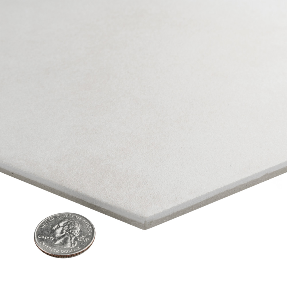 Matter Hex Bone 7-7/8 in. x 9 in. Porcelain Floor and Wall Tile ...