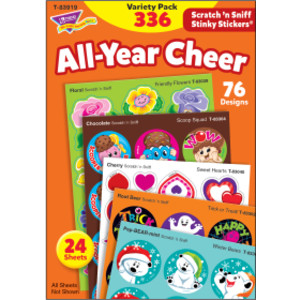 All Year Cheer Stinky Stickers&reg; Variety Pack, 336 Count