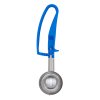 2-ounce disher with royal blue squeeze handle