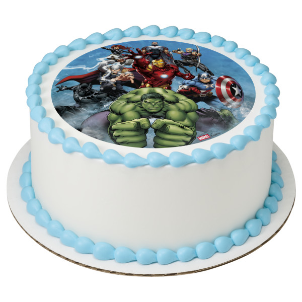 MARVEL Avengers Mightiest Heroes PhotoCake® Edible Image®