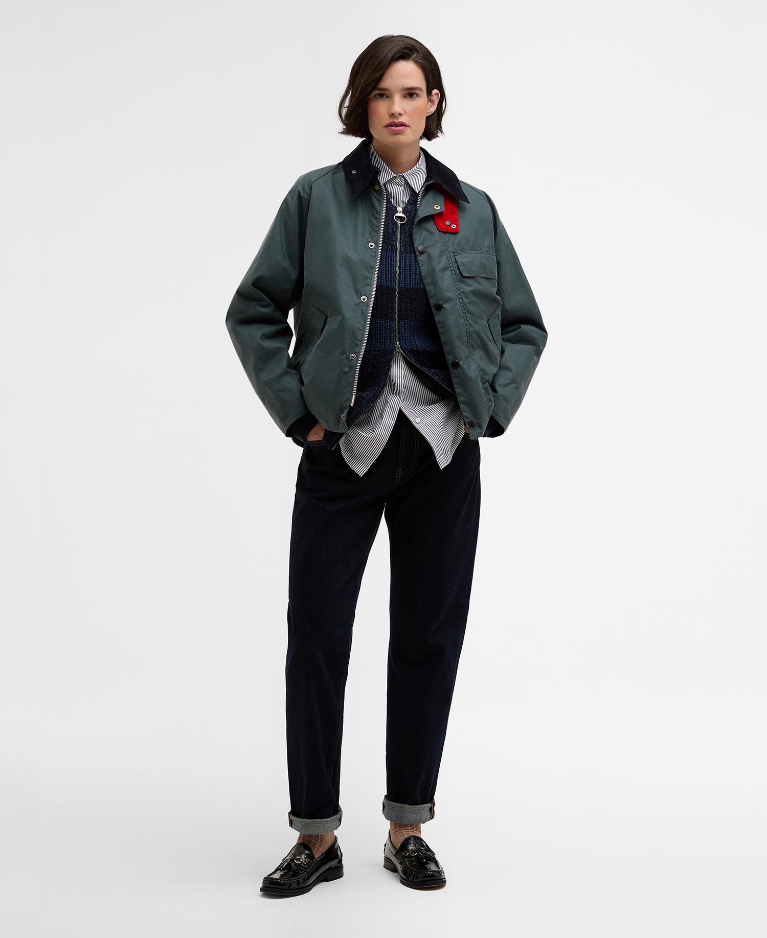Paul Smith loves Barbour Transport Waxed Jacket image number 4