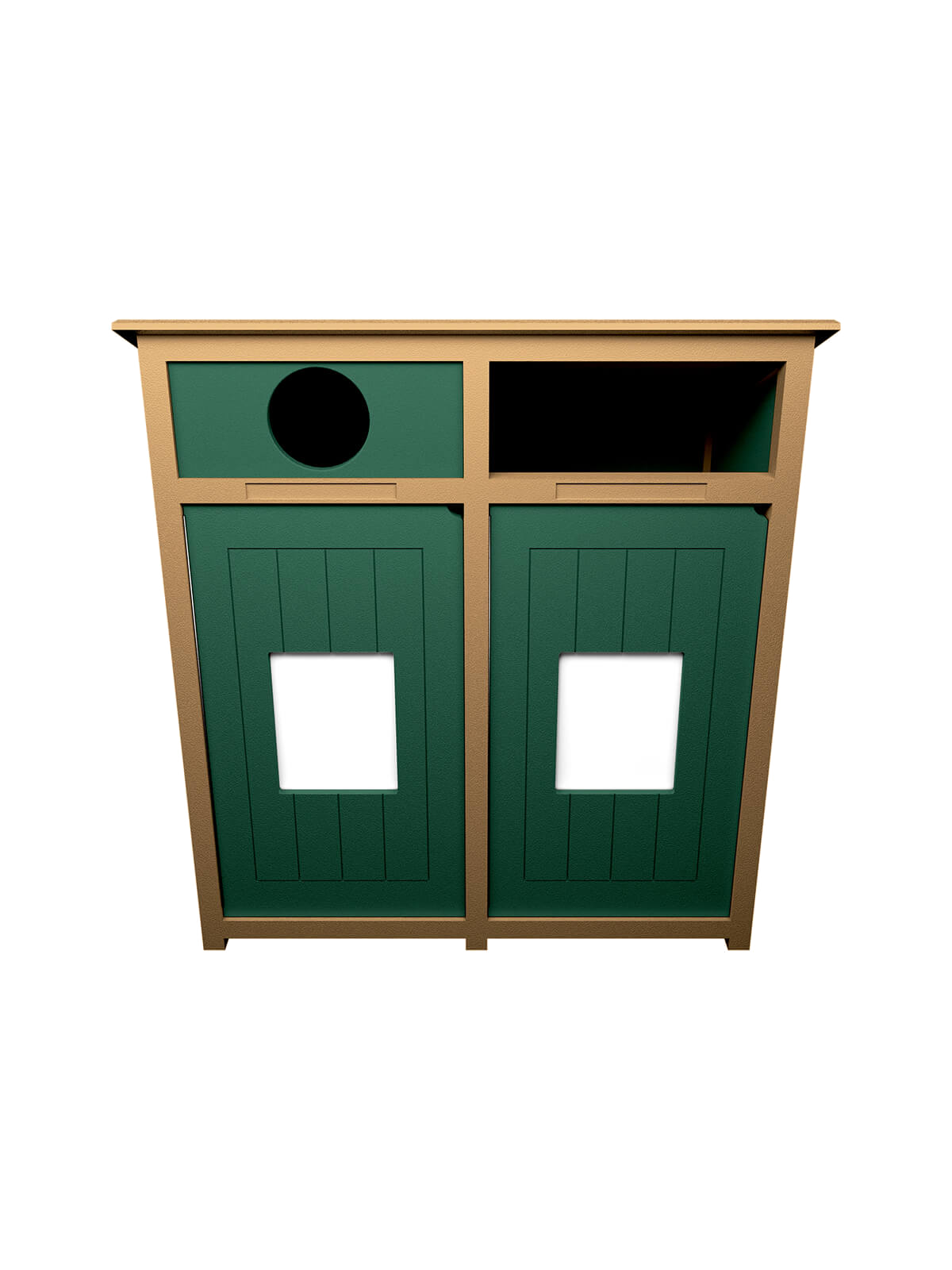AURA – Double – Unit – Circle-Full – Cedar-Green