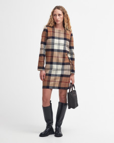 Nancy Tartan Mini Dress Hessian Tartan