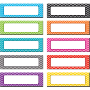 Chevron Labels Magnetic Accents, Pack of 20