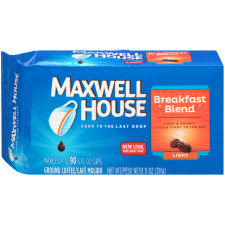 Maxwell House Breakfast Blend Ground Coffee, 11 oz Bag