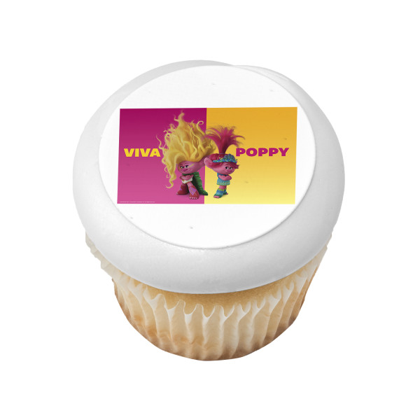 DreamWorks Trolls Poppy and Viva PhotoCake® Edible Image®