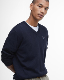 Merino V-Neck Jumper Classic Navy