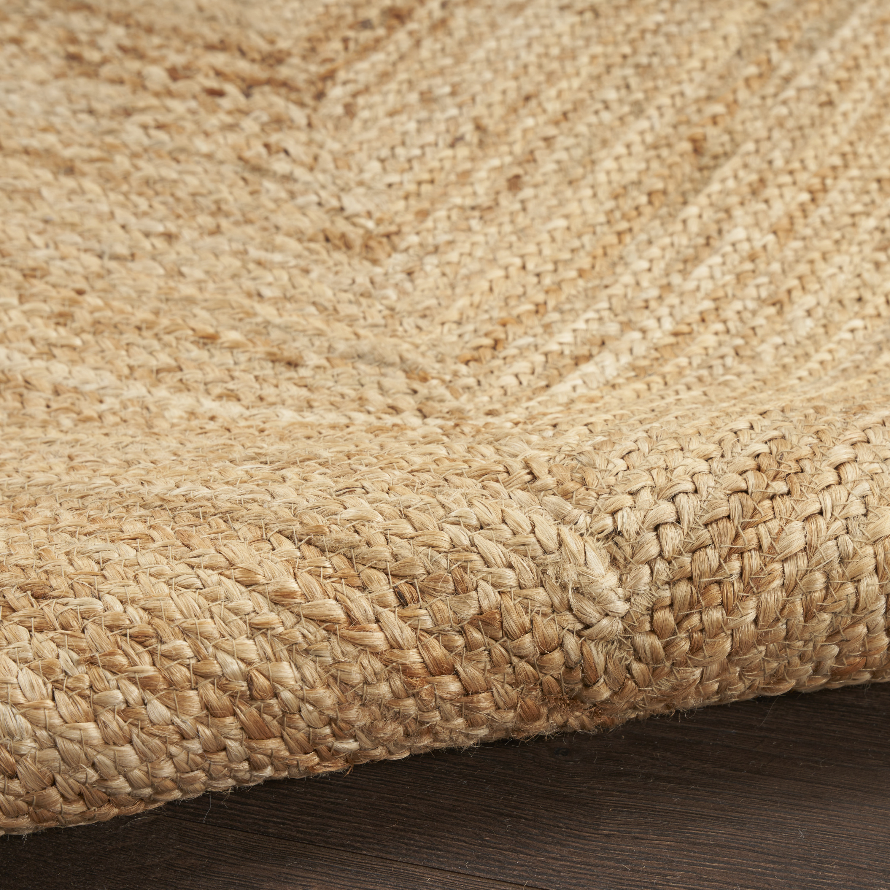 Nourison Natural Jute 2' x 3' Natural Farmhouse Indoor Rug