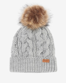 Penshaw Cable-Knit Beanie Classic Grey
