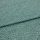 Speckled green fabric (small irregular white dots) folded across center, creating a shallow overlapping crease; close-up on a flat, evenly lit textile sample.