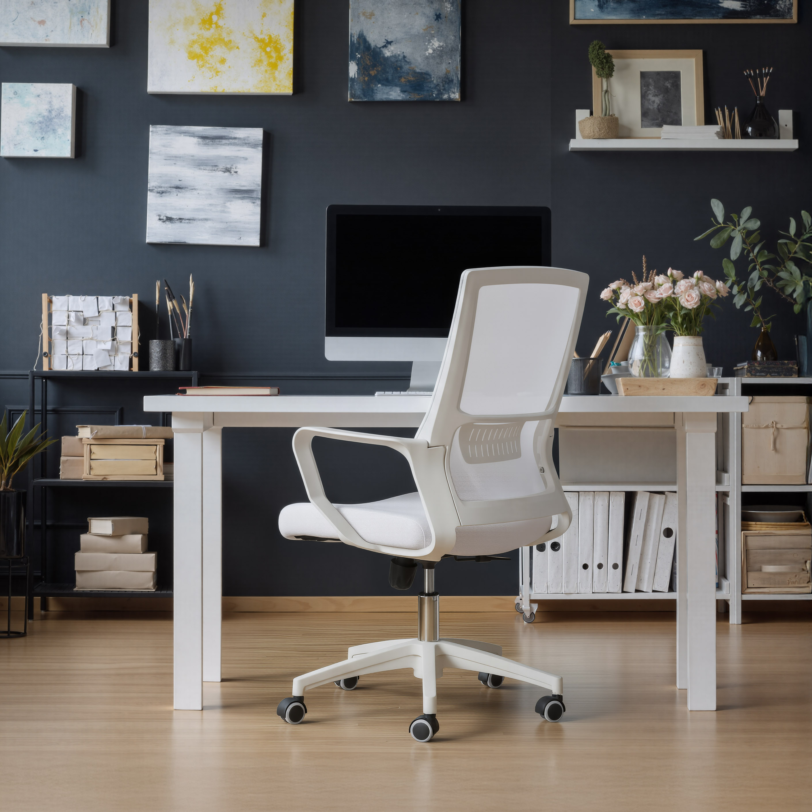 Jett Low Back Office Chair White product image