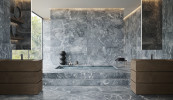Aqua Intenso Brushed 18x36