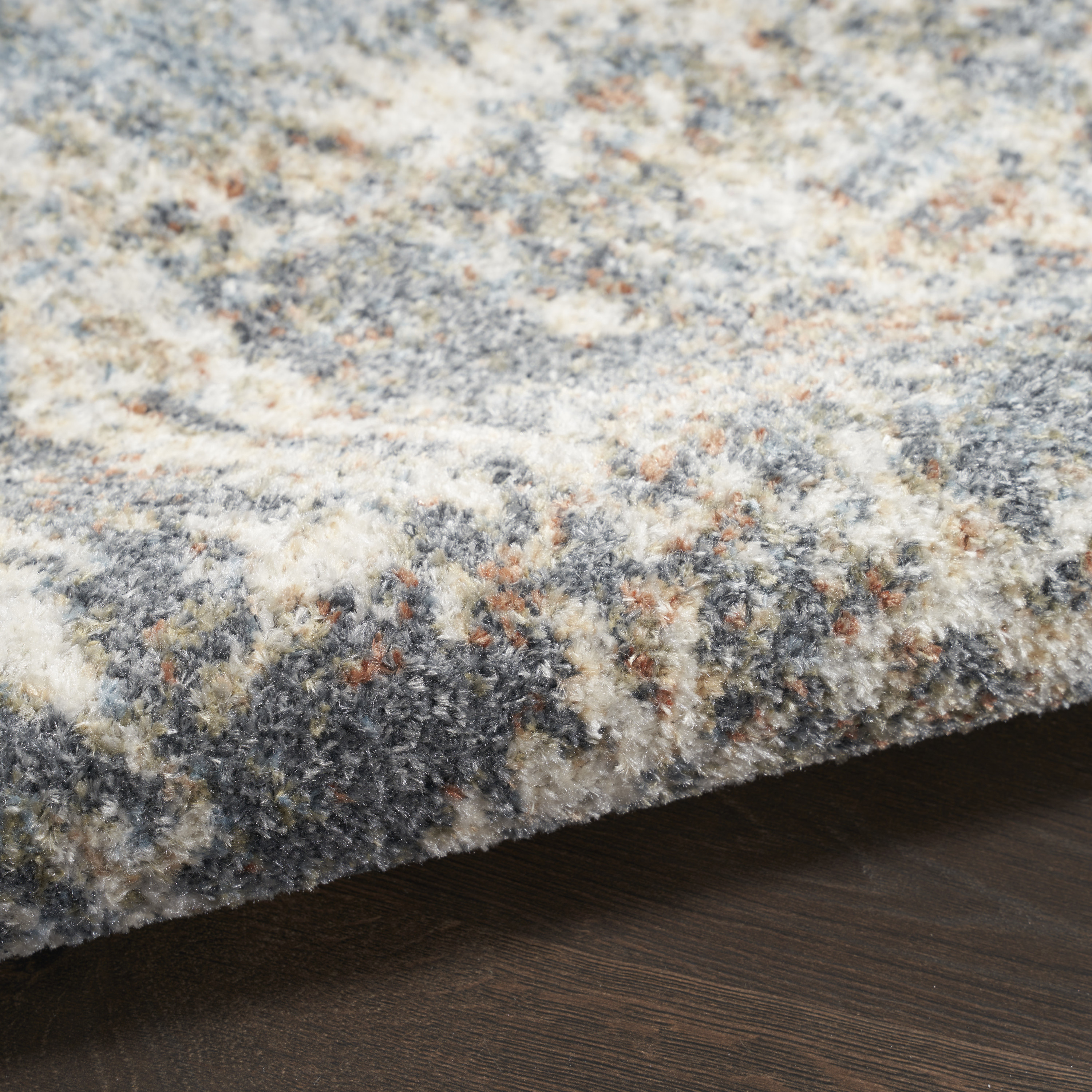 Nourison Astra Machine Washable 4' x 6' Multicolor Modern Indoor Rug