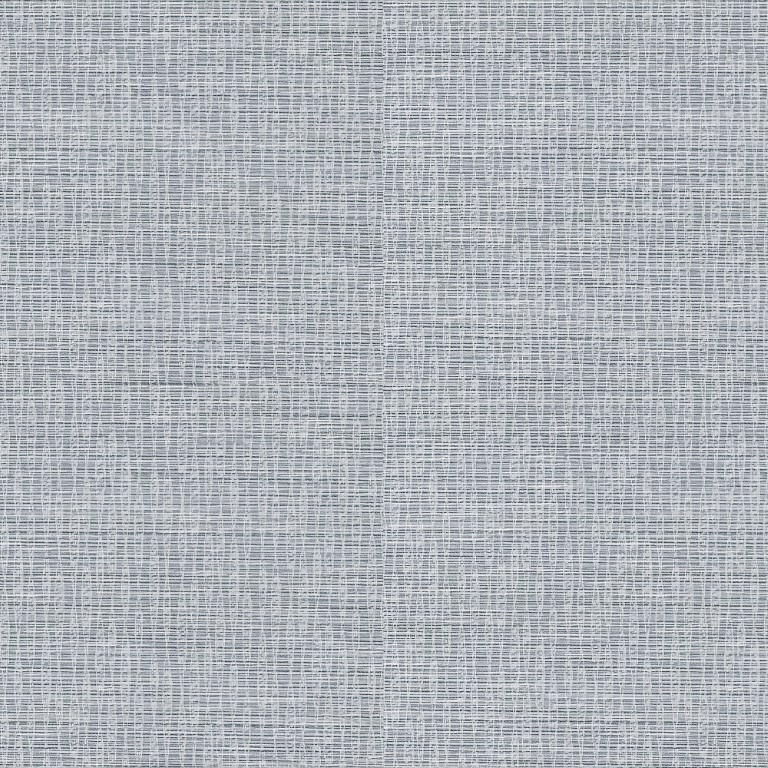 Woven grey fabric panel with tight rectangular grid texture, covering a flat surface; close-up macro view under even neutral lighting suggesting upholstery or wall covering.