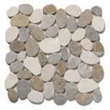 Random Series Sterling Megamix Jg 12×12 Cobbles Mosaic Tumbled