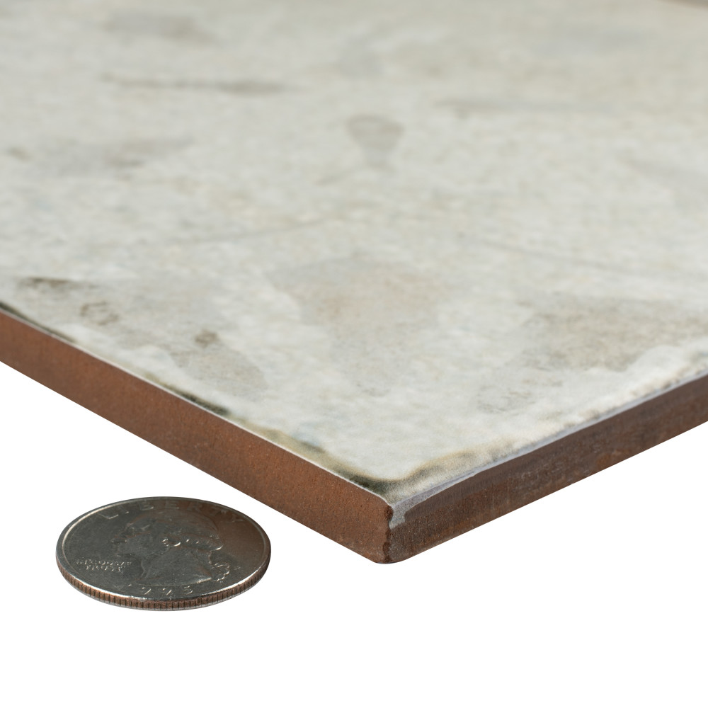 Kings Aurora White 17-5/8 in. x 17-5/8 in. Ceramic Floor and Wall Tile