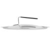 9 3/16-inch Wear-Ever® domed aluminum cover with satin finish and dipped handle