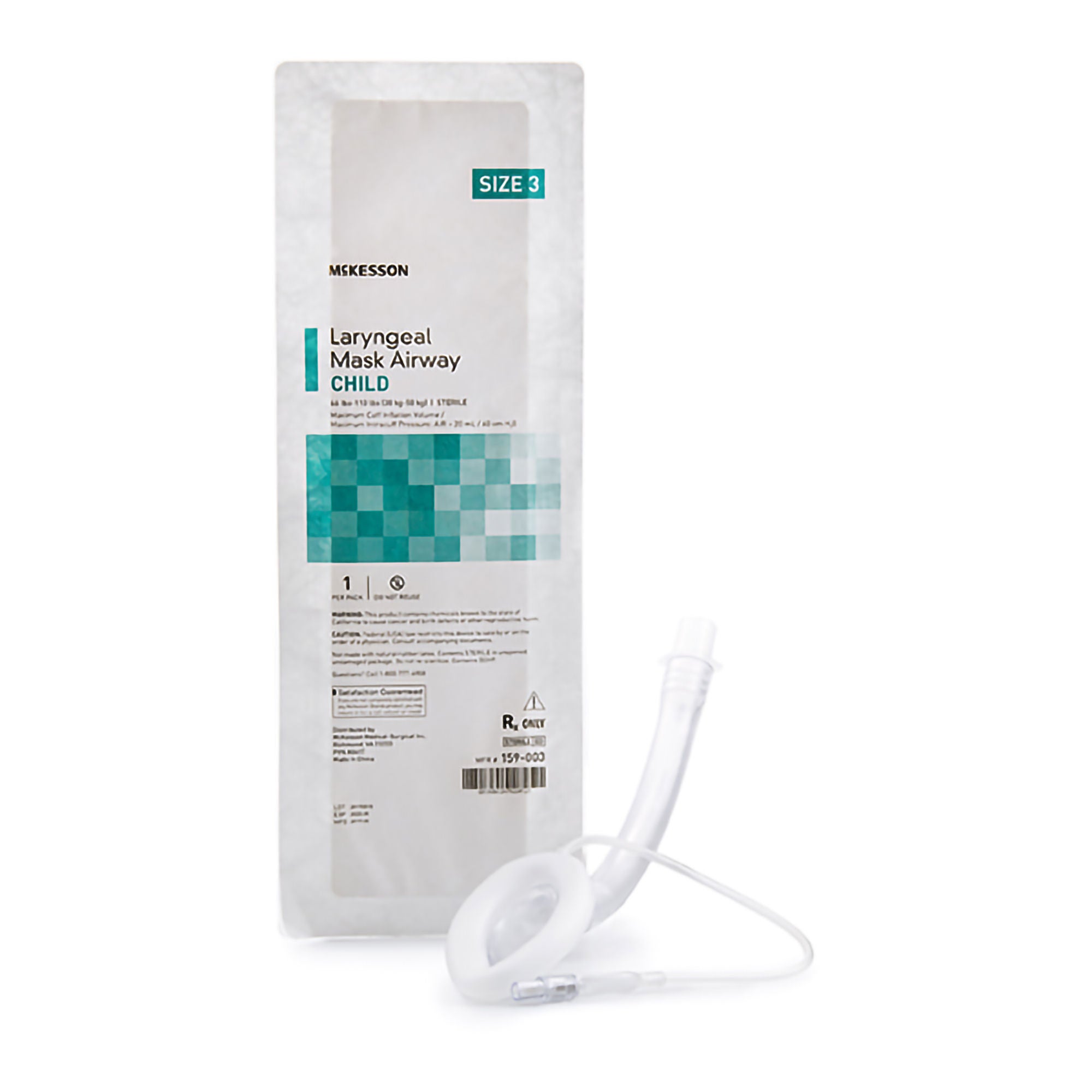 McKesson Laryngeal Mask Airway Child 66-110lbs Sterile 159-003