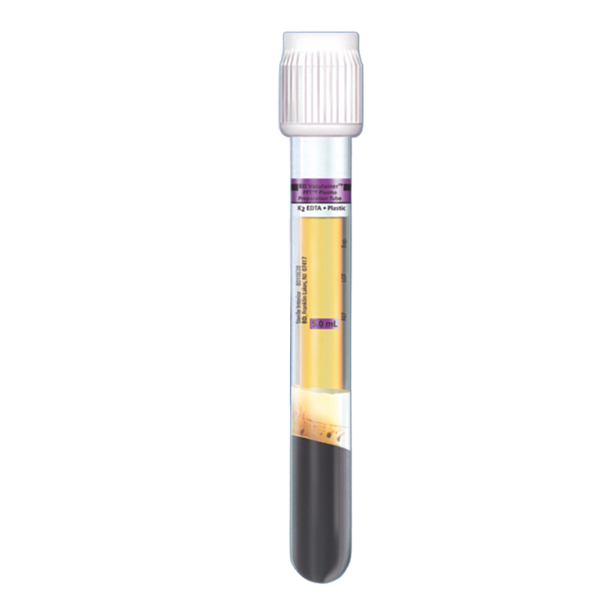BD TUBE, BLD COL K2EDTA/SEP PEARL8.5ML PLAS VACUTAINER (100/BX