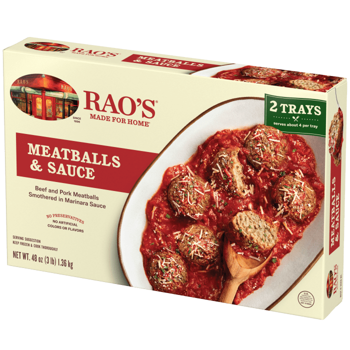 Meatballs & Sauce Frozen Meal, 48 oz - Right angle Image