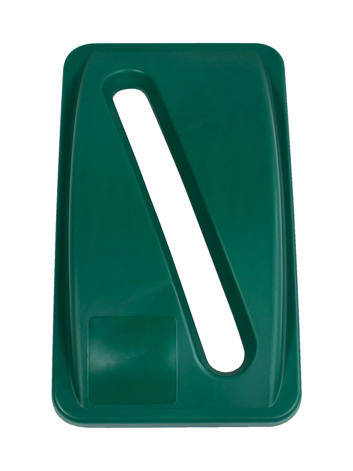 WASTE WATCHER – Single – Lid – Slot – Dark Green
