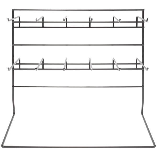 Black Counter with 12 Hooks Candle Rack