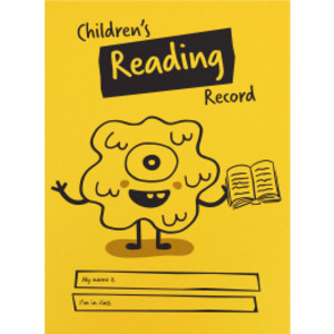 Little Monsters Children's Reading Record, A5, 40 Pages, Yellow