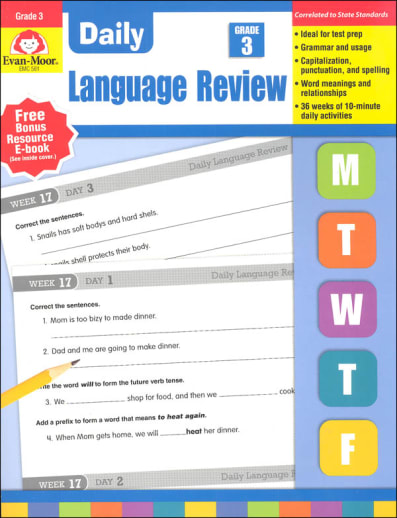 Daily Language Review Grade 3 Common Core Edition
