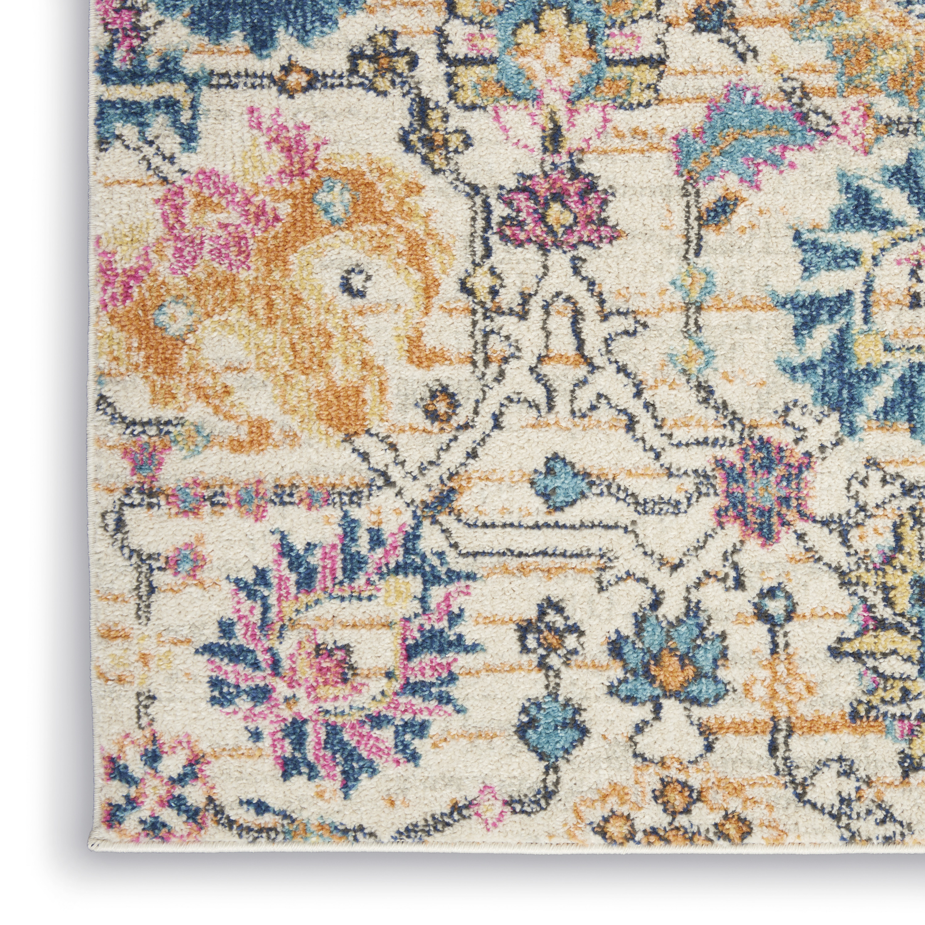 Nourison Passion 5'3" x 7'3" Ivory Multicolor Bohemian Indoor Rug