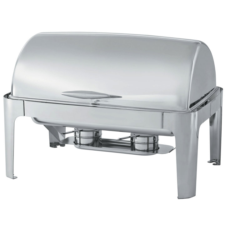 8-quart rectangular stainless steel chafer