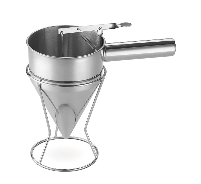 Embudo dosificador básico con soporte de 1 litro