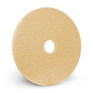 Hillyard, Trident Carpet Cleaning Round Floor Pad, 8", Beige