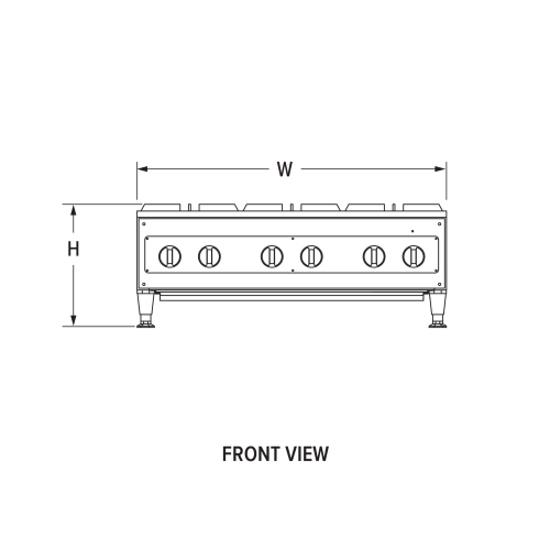 Engineering front view