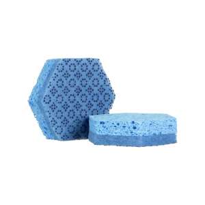3M, Scouring Pad, Cellulose, Hexagon, 3.85"x4.45"