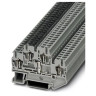 Double-Level Terminal Block Polyamide Gray 500V 2 Levels 22A 28 to 12 AWG 67.5 L x 55 H x 5.2 mm W
