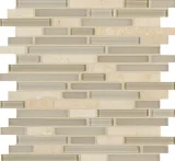 Ebb & Flow Moon And Stars 12×13 Linear Mixed Mosaic