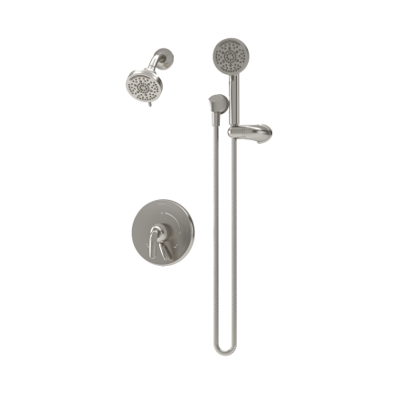 Elm Shower and Hand Shower Trim Kit with VersaFlex Integral Diverter for Test Cap Valve