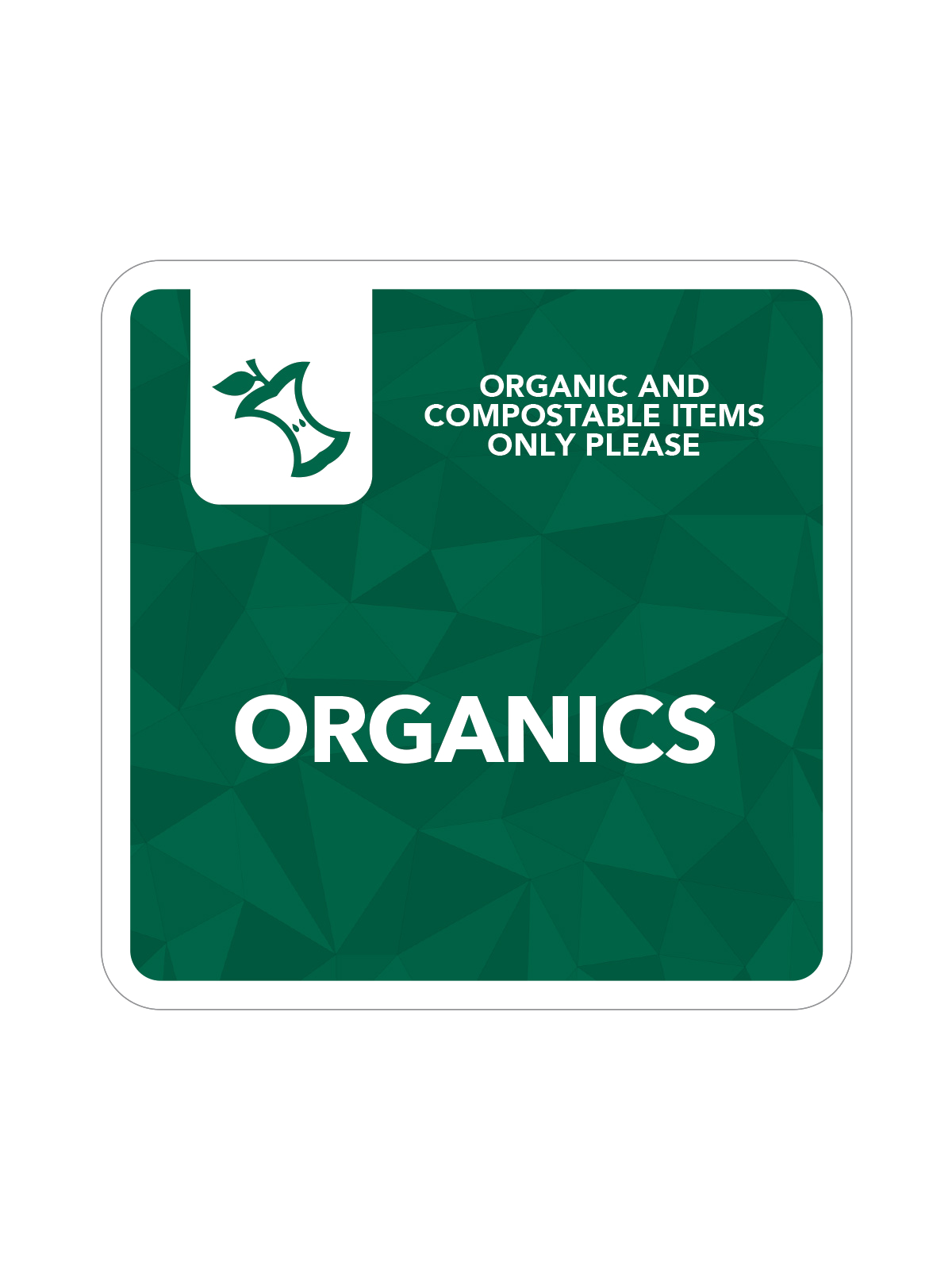 MOSAIC (1) – Label – Organics – Green