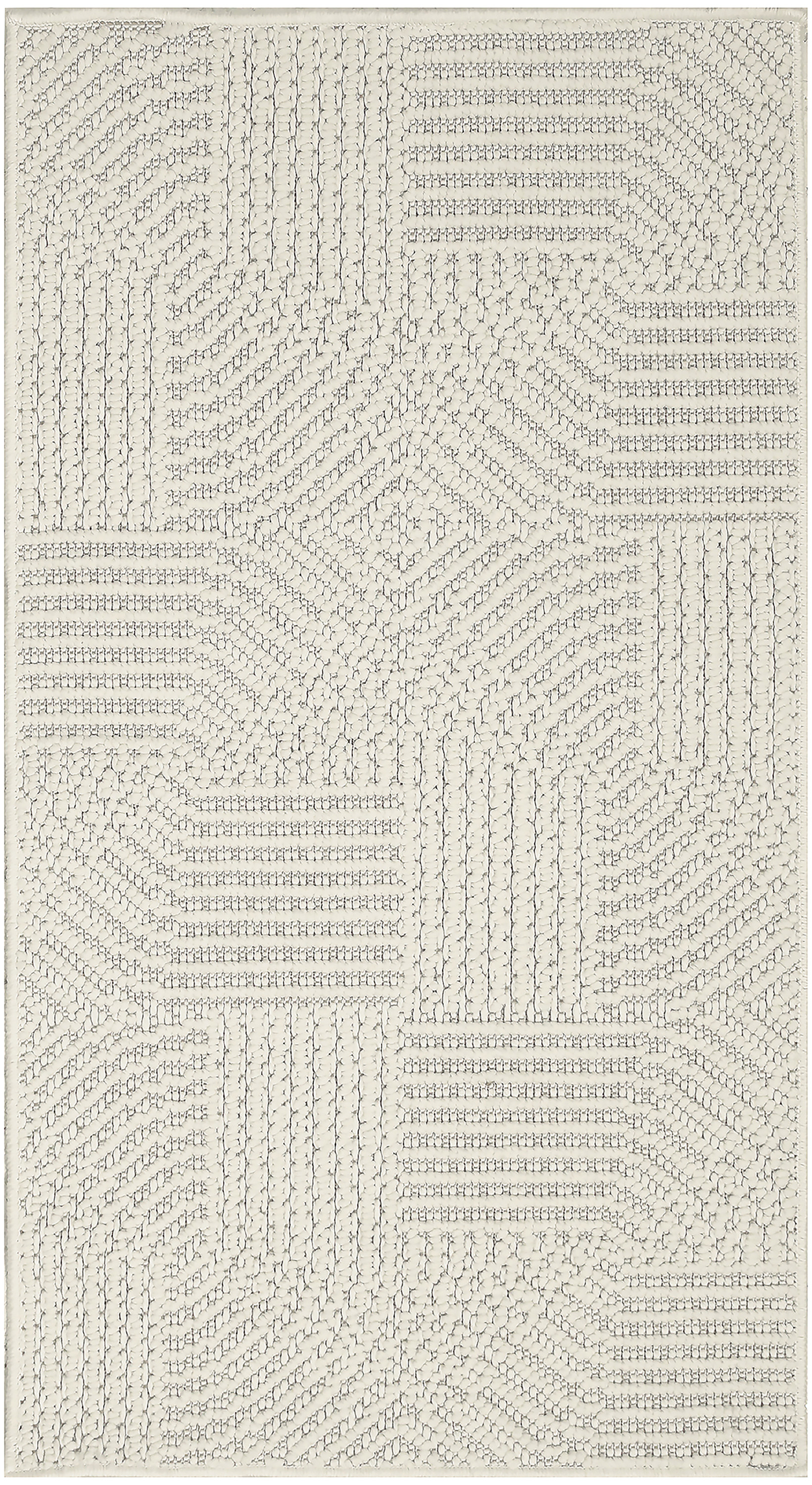 Nourison Natural Texture 2'2" x 3'9" Ivory Modern Indoor Rug
