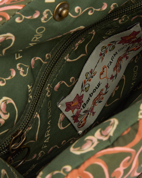 Borsa con fiocco Ana Clara Barbour FARM Rio Royal Pineapple Print