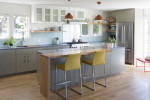 Monochrome R44 2x8. Designer: Hello Kitchen. Photographer: Whit Preston Photography