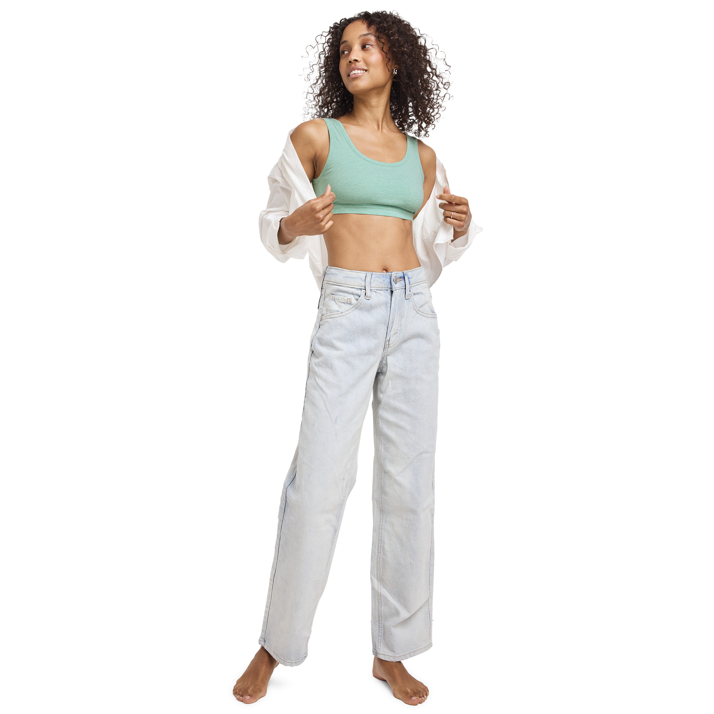 Jockey Women's Organic Cotton Stretch Tank Strap Bralette - Picture 34 of 61