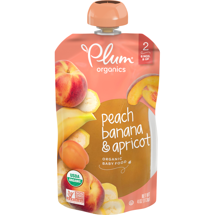 Peach, Banana & Apricot Baby Food