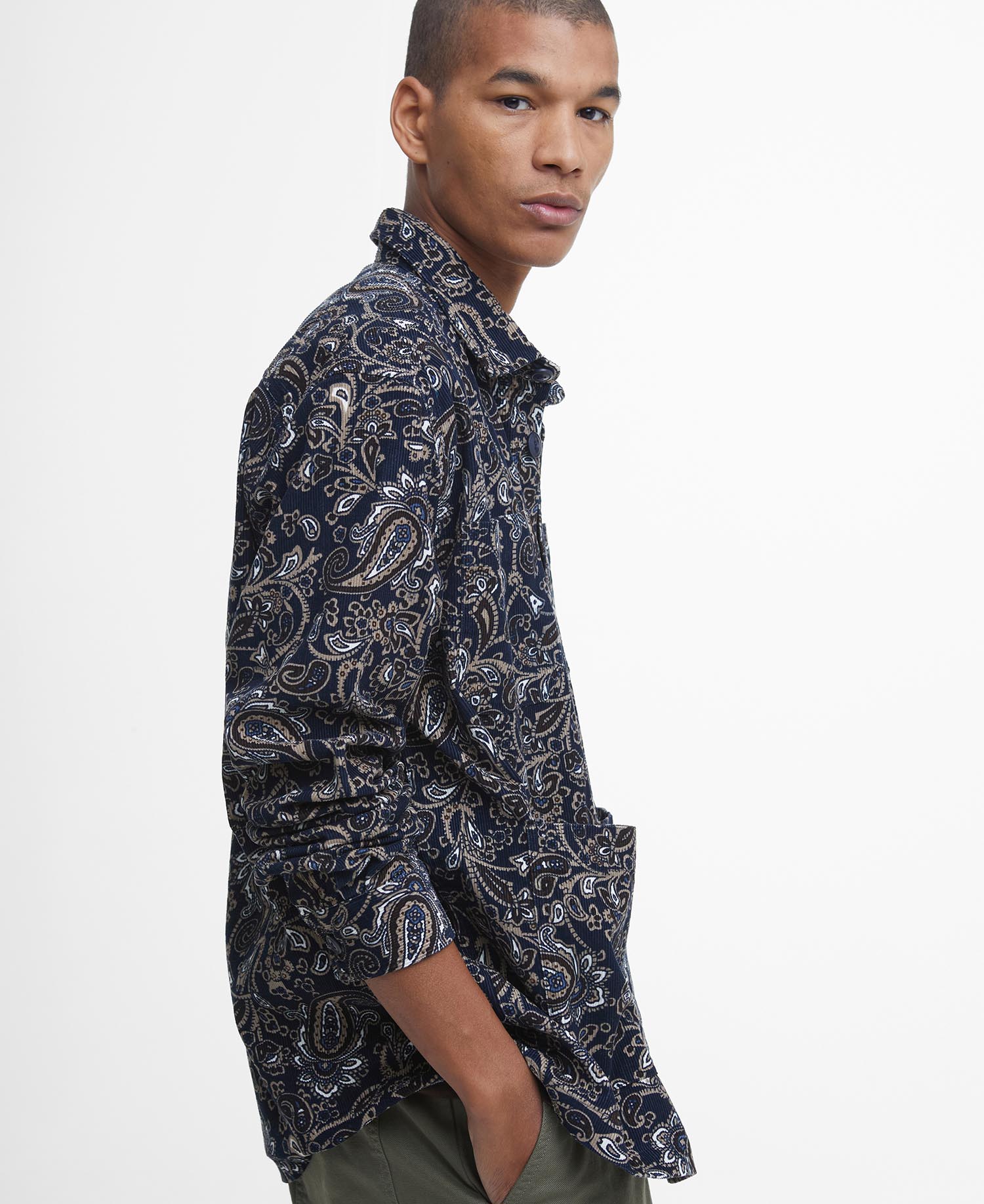 Brignall Cord Overshirt image number 4
