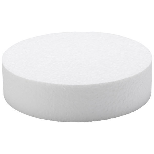 Round Styrofoam 8" x 2" Cake Form