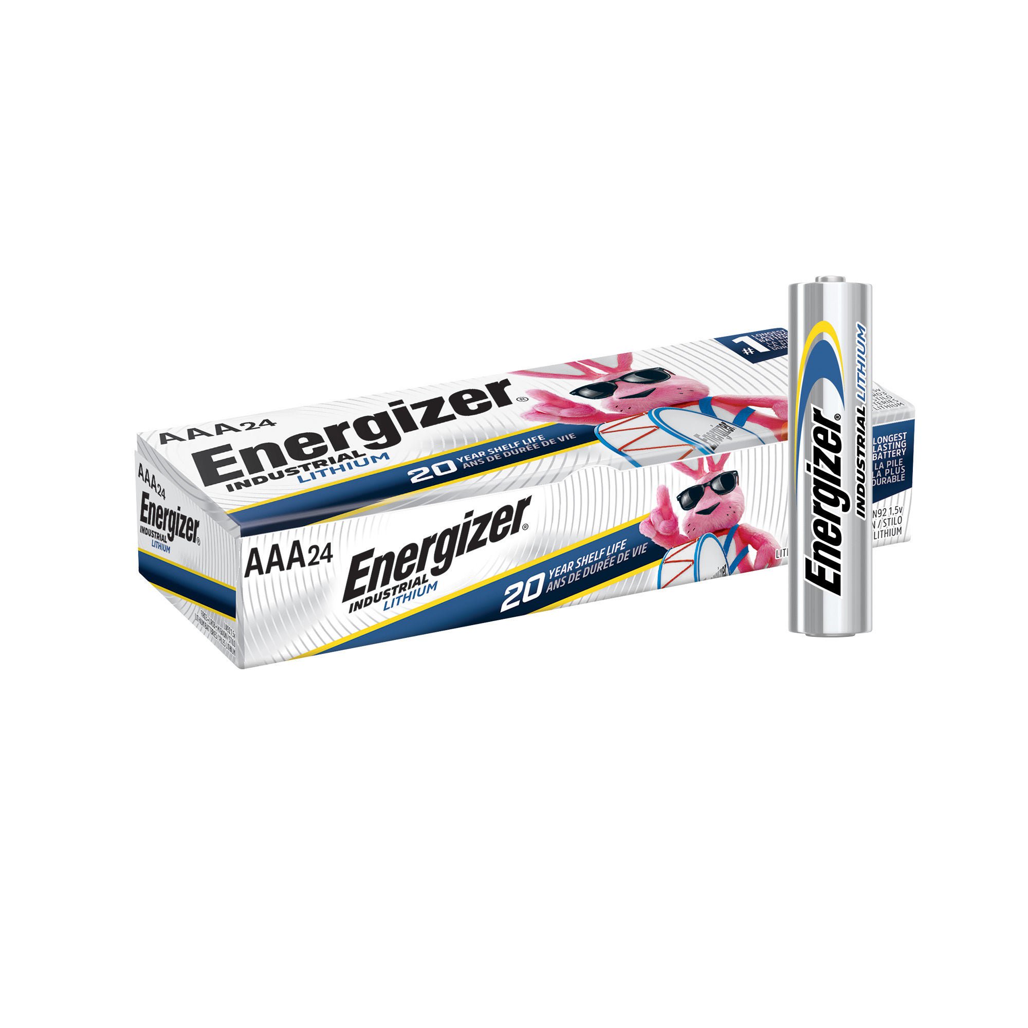 Energizer® Industrial AAA Alkaline Batteries, 24 Pack