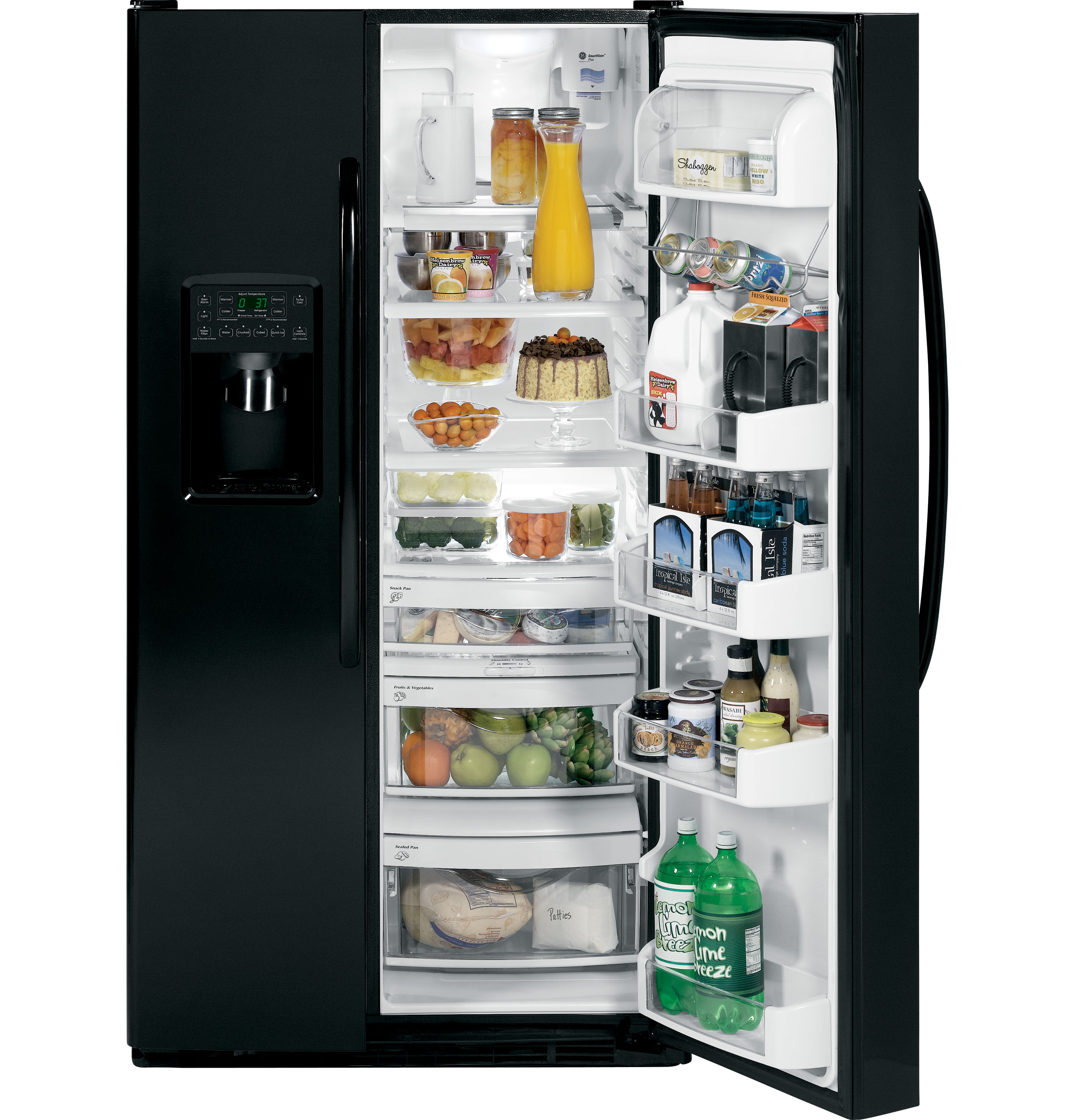 GE® ENERGY STAR® 29.1 Cu. Ft. Side-by-Side Refrigerator with Integrated Dispenser