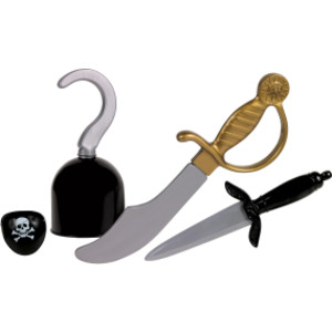 Ryan's Room&reg; Make Me A Pirate Dress-Up Costume Accessories