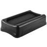 Rubbermaid Commercial, Slim Jim, Square, Resin, 23 gal, Black, Receptacle Lid