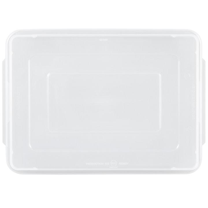 Quarter-size clear sheet pan cover